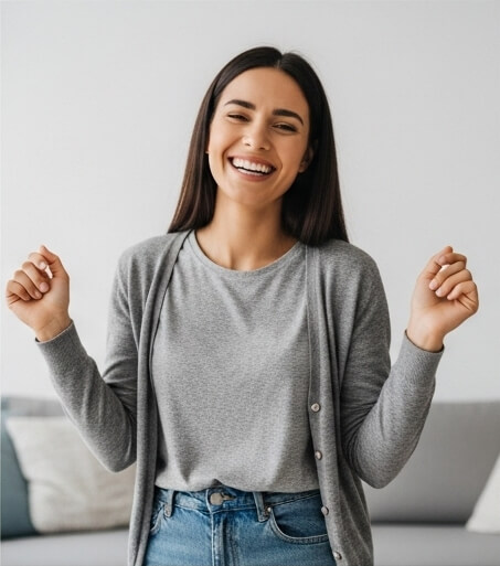 Women after treatment - Emergency dentist Leatherhead